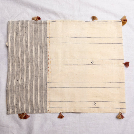 Set di 2 federe copricuscini rettangolari fatti a mano su telaio 34x44CM