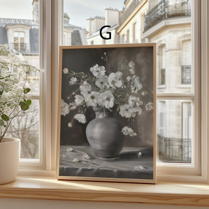 Moderne Vintage Kunst Poster · Geschenkidee · Blumen Porträt Stillleben Klassische Wandkunst · Dekoprint ohne Rahmen